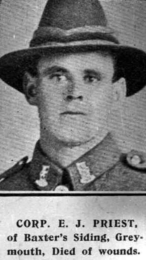 Rifleman Edward James Priest